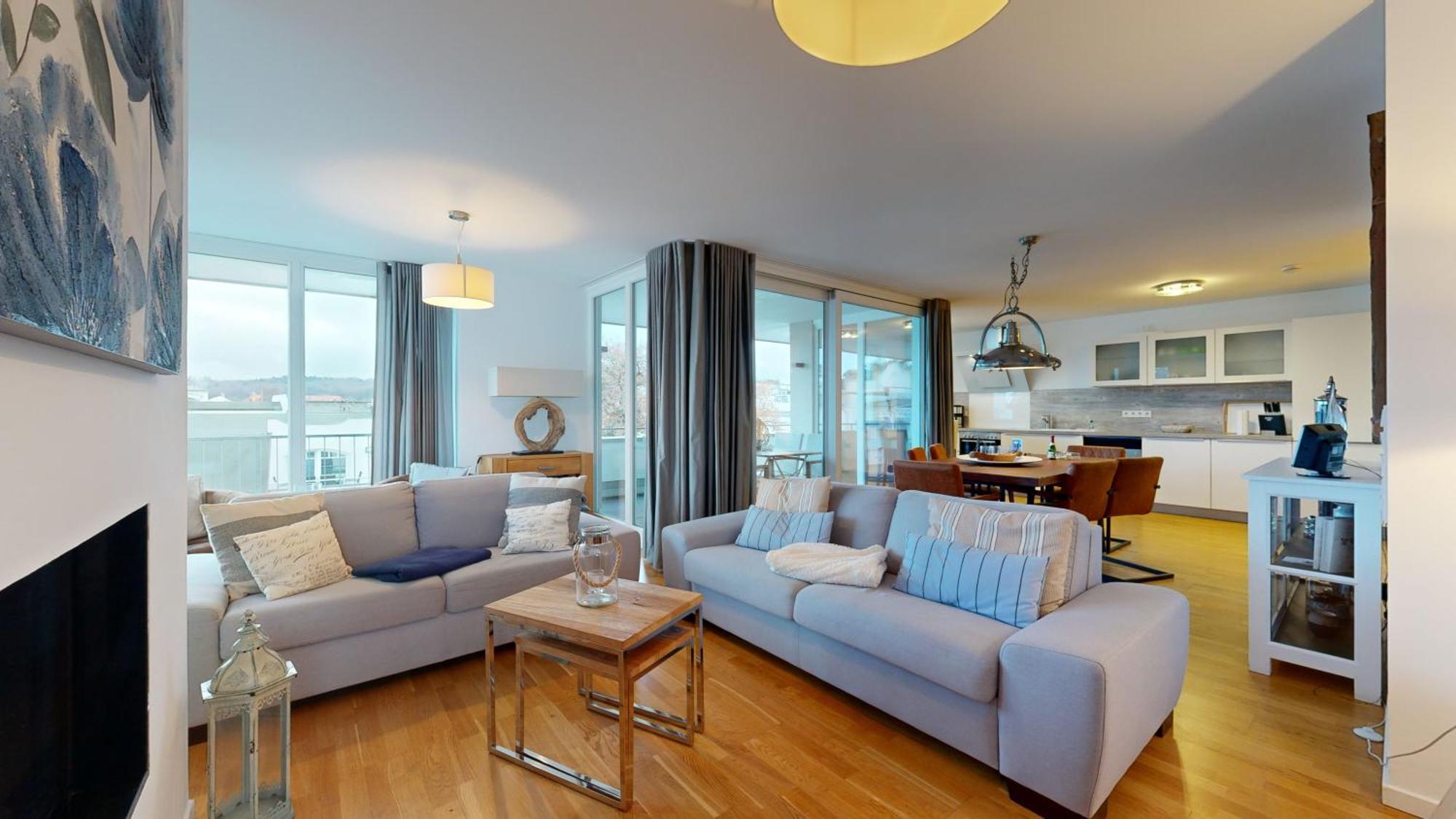 Strandnahe Fewos Mit Terrasse Oder Dachterrasse, Strandhaus Seeblick, بينز المظهر الخارجي الصورة